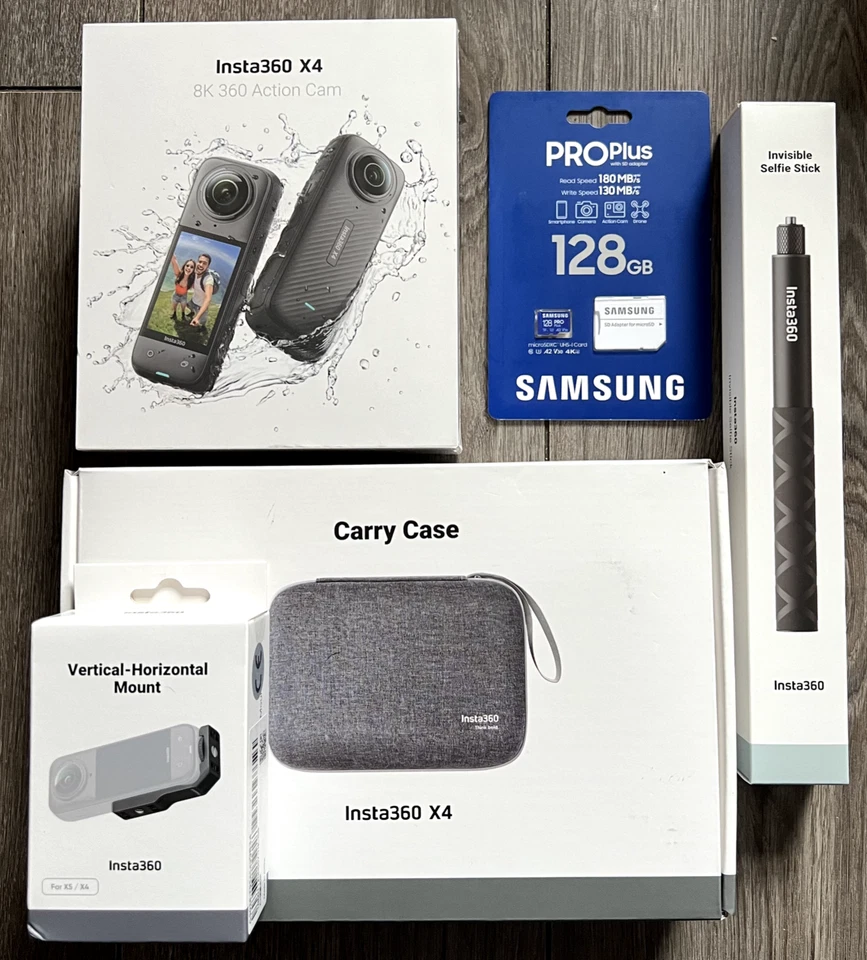 Insta360 X4 8K 360 Action Camera - Brand New Sealed - Lots of Extras !! - Image 1 of 4