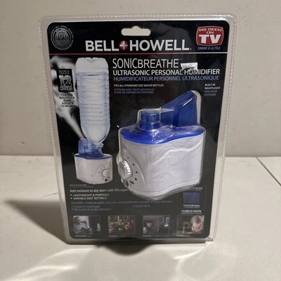 Bell and Howell Personal Humidifier Sonic Breathe Ultrasonic Portable Silent NEW - Image 1 of 4