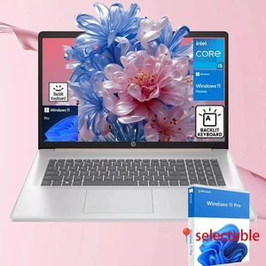 2025 HP 17.3"HD Laptop Backlit Win11Pro computer i5-1334U UpTo 64G RAM,2TB SSD - Picture 1 of 7