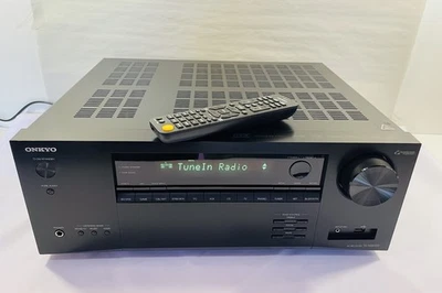 Onkyo TX-NR6100 7.2 canales THX paquete receptor AV - negro con control remoto Foto 1 de 4