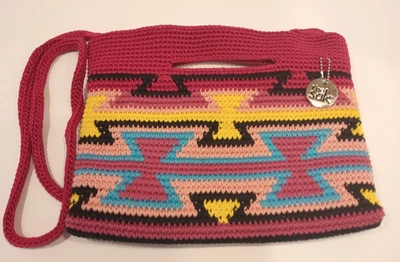Bolso Bandolera The Sak Linden Back to Bali Crochet Rosa Suroeste Foto 1 de 4