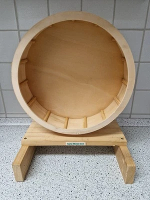 Karlie Laufrad für Hamster / Mäuse / Ratten / Nager * Druchmesser 29 cm * Holz * - Bild 1 von 4