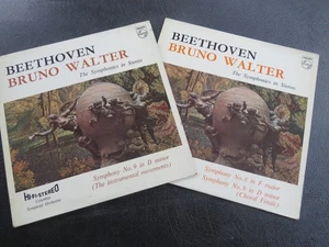 BEETHOVEN - Symphonies 8&9 - Bruno Walter - 2 x LP Records - Stereo-SABL 169/170 - Imagen 1 de 8