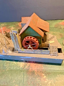 HO SCALE MODEL GRIST MILL BUILDING - Picture 1 of 4
