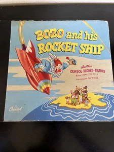 Capitol Records Vintage 1947 Bozo and his Rocket Ship Record Book Only (T) - Picture 1 of 12