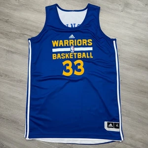 Golden State Warriors Team Issue Practice Jersey XL 48 adidas Warm Up 33 Johnson - Picture 1 of 9