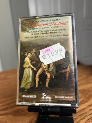 Peter Maxwell Davies Cassette A Celebration of Scotland Unicorn UK 9070 Dolby 89 - Image 1 of 2
