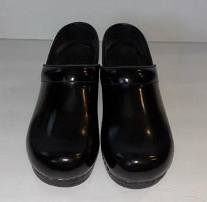 Sanita Leder Clogs Damen 37 6,5 Professional Mila Schwarz Lack Neu - Bild 1 von 7