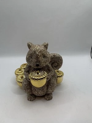 Bath & body Works glitter squirrel hand soap holder - Image 1 of 4