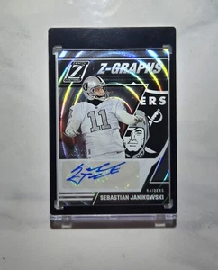 2023 Panini Zenith - Z-Graphs Sebastian Janikowski /199 Raiders  Auto - Picture 1 of 2