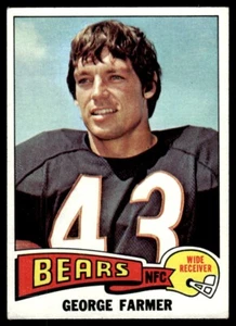 Topps George Farmer Chicago Bears 1975 #346 - Imagen 1 de 2