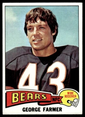 1975 Topps George Farmer Chicago Bears #346 - Image 1 of 2