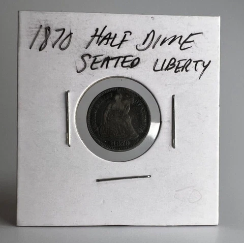 1870 Liberty Seated Half Dime Cover
