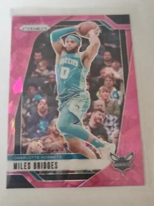 2024-25 Panini Prizm - Miles Bridges #43 Pink Ice Prizm Charlotte Hornets - Picture 1 of 2