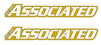 TEAM ASSOCIATED  DIE-CUT  Decal  Sticker   (  2 PCS )  Offroad  RC Truck NEW - Image 1 of 2