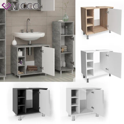 Waschbeckenunterschrank Waschtischunterschrank Badezimmermöbel Fynn Vicco - Bild 1 von 2