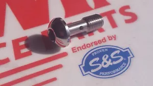 S&S Cycle 170-0044 Backplate Vent Screw Harley-Davidson Air Cleaner Polished - Picture 1 of 1