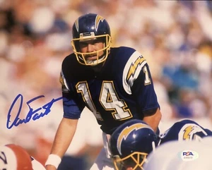 Dan Fouts Signed Autographed San Diego Chargers 8x10 Photo Psa/Dna - Picture 1 of 2