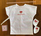 New American Girl Doll Set Hospital Gown with Bracelet, Socks, and Get Well Card