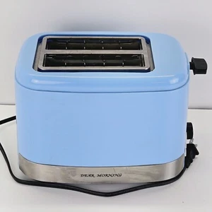 Dear Morning Toaster, Baby Blue, 2 Slice Toaster VG # BA1310 - Picture 1 of 7