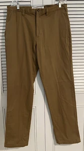 Men's Lands' End Legacy Chino Pants 36 Waist, In seam 33" Kahki/Lite Brown - Picture 1 of 4
