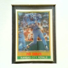 #172 Pat Tabler 1989 Sportflics Base Card Kansas City Royals