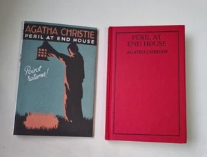 Agatha Christie PERIL AT END HOUSE facsimile HB DJ 2012 Poirot - Picture 1 of 9