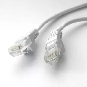 25cm RJ45 Netzwerk-Kabel Patch-Kabel kurz weiß LAN DSL CAT5 Ethernet 0,25m kurz - Bild 1 von 1