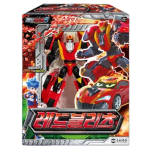Metal Cardbot S RED BLITZ Redblitz Transforming Robot Figure Boy Toy KOREA Car - Picture 1 of 9