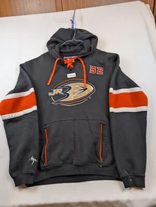 Lutch Usa Hoodie Men's XL Black Pullover NHL Jr. Anaheim Ducks Jacob Larsson #32 - Picture 1 of 5