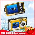 48MP Waterproof Camera 1080P Photo Camera for Vacation Snorkeling (Yellow)