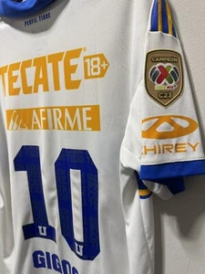 Jersey Tigres UANL Adidas Matchworn Campeón Gignac Size L  - Picture 1 of 4