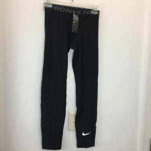 NEW Nike Pro  Boys Training Tight Fit COLLANT Leggings L Black - Picture 1 of 2
