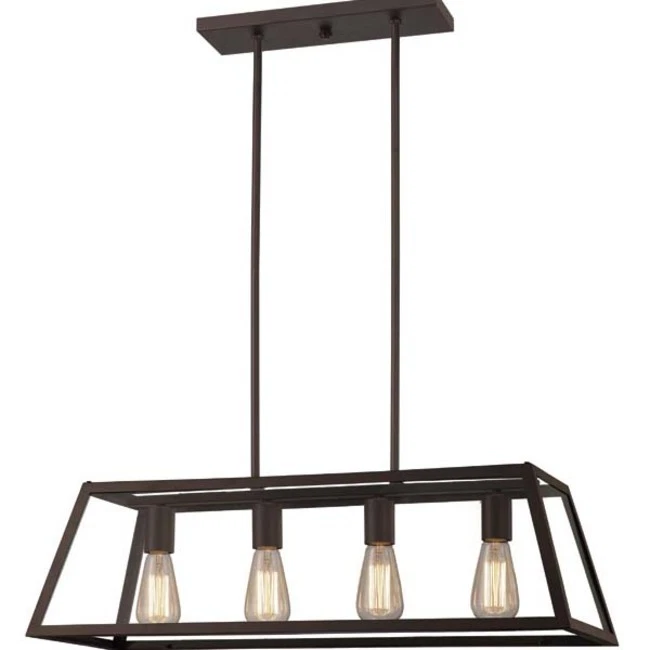 Canarm Lighting ICH480A04ORB30 Madison Chandelier Oil Rubbed Bronze
