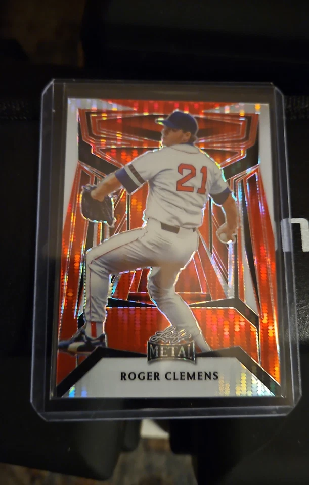 Hoja de metal 2023 - Roger Clemens #B-29 oro súper prismático/1 Foto 1 de 2