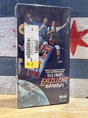 Sealed Bill & Ted’s Excellent Adventure VHS tape 1989 Nelson WM 1st Release - Image 1 of 4