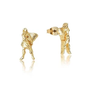 Disney Couture Kingdom - Pocahontas - Stud Earrings Yellow Gold - Picture 1 of 2