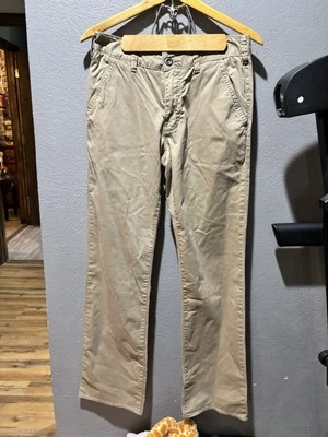 Pantalones BKE con Hebilla para Hombres 30R Caqui Oscuro Jake Sarga Recta Elastizados Denim 30x32" Foto 1 de 4