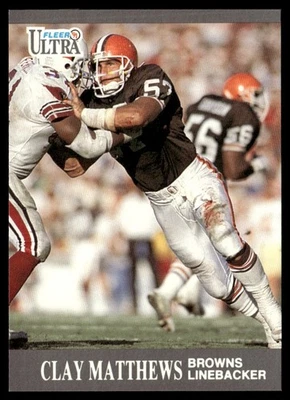 1991 Ultra Clay Matthews Cleveland Browns #31 - Image 1 of 2