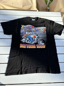 Vintage 1999 Men Large Biketoberfest Shirt Daytona Beach Biker Motorcycle Rally - Picture 1 of 3