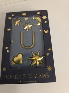 NIB Anthropologie Monogram Candle Charms / Pins Letter U - Picture 1 of 5