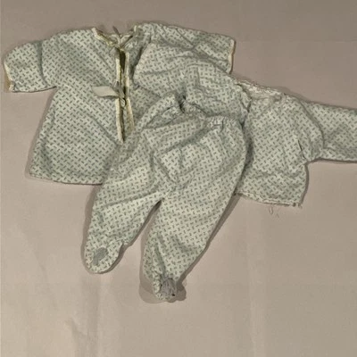 复古婴儿柔软法兰绒婴儿衣服 — 第 1/4 张图片