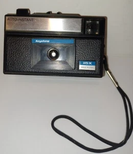 Vintage Keystone Auto Instant 115X Camera 1975 Black Camera Untested - Picture 1 of 7