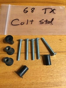 Kit ferramenta parabrezza vintage Polaris 5 pezzi 68 TX Colt Std Deluxe Mustang - Foto 1 di 1