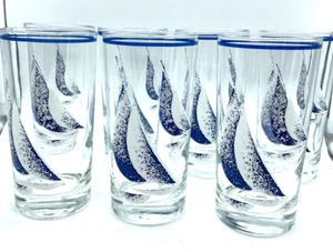 Juego de 8 vasos vaso de 12 oz Noritake “Running Free” de colección años 70 - Imagen 1 de 4