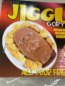 Molde de gelatina sangrienta cabeza cortada Jiggle Wiggle Halloween de colección 1999 utilería nuevo en stock nuevo - Imagen 1 de 3