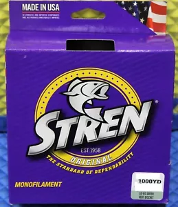 Stren Original Fishing Line 1000 YD SOES-22 Lo-Vis Green SCEGLI IL PESO DELLA TUA LENZA - Foto 1 di 8