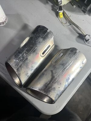 Par de puntas de escape Mercedes Benz C300 2008 2009 2010 2011 C350 OEM Foto 1 de 2