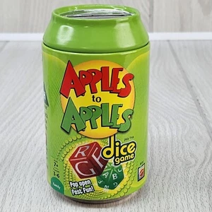 NEW Mattel Apples to Apples Dice Game in a Soda Pop Can 3-6 Players Ages 7+ NOS - Picture 1 of 9