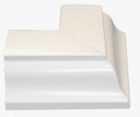 (lot 4 EA) boîte en aluminium blanc onglet 6" extérieur 90° gouttière d'angle intérieur 6OTMRT3W